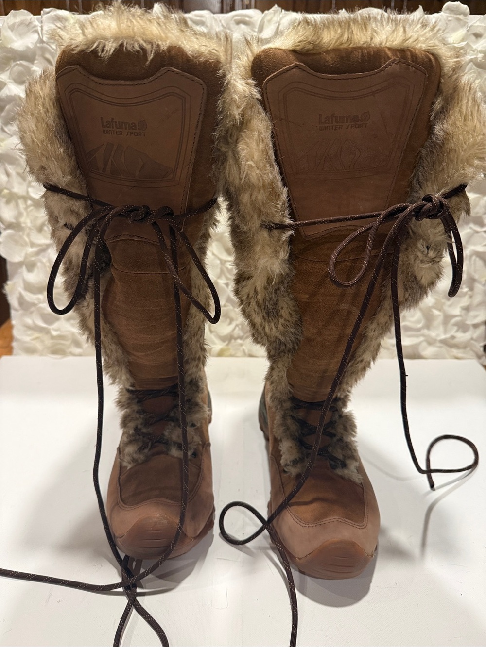 Lafuma Brown Winter Lace-Up Boots